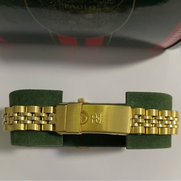 Gucci Multi Bezel Watch Rolex Bracelet Gold Crystal Sapphire Signed Rare - Picture 5 of 9